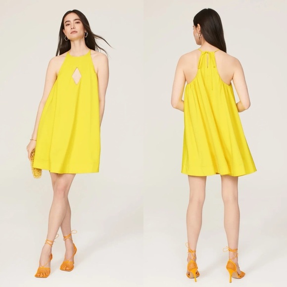 Ashley Park x RTR Yellow Swing Dress - Picture 1 of 10